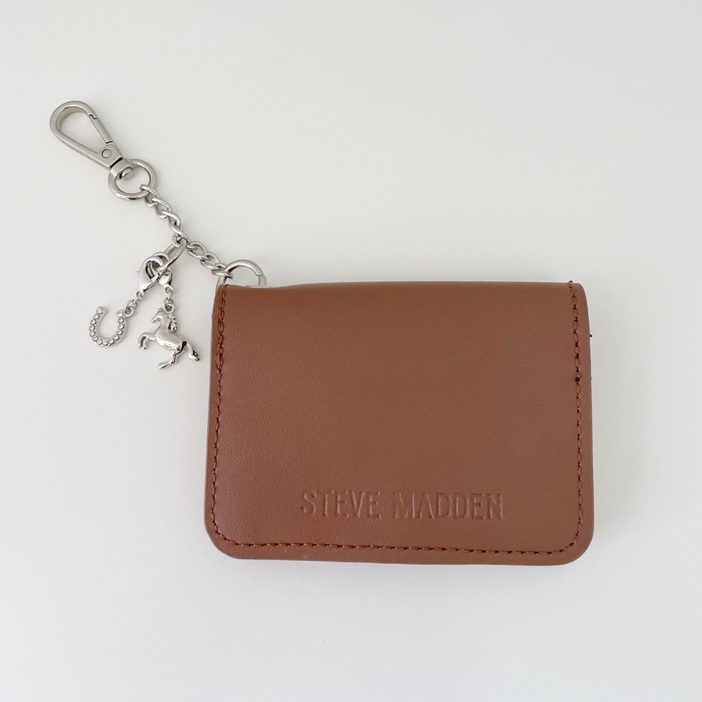 Steve Madden Brown Keychain Wallet